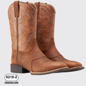 SUREWAY Western Square Toe Cowboy Boots Mens 9 Oil/Slip Resistant Durable NIB